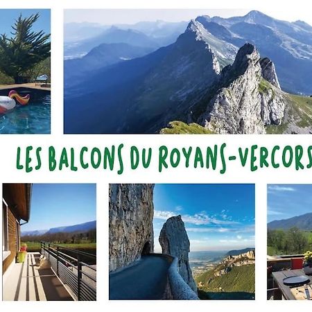 Balcons Du Royans.Logement Entier Piscine Saint-Jean-en-Royans Dış mekan fotoğraf